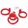 Cage de chasteté ABS rouge - Malesation 4(1)