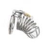 OHMAMA FETISH - CAGE DE CHASTETÉ EN MÉTAL TAILLE M 1(1)