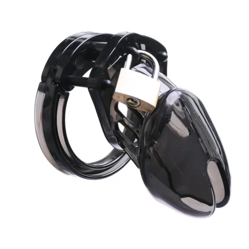 Cage de chasteté Homme 5 anneaux de testicules