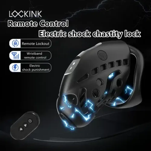 Cage de Chasteté Intelligente AI Télécommandée pour Hommes