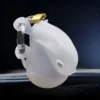 Cage de Chasteté Ajustable en Silicone Pour Hommes, Formateur de chasteté