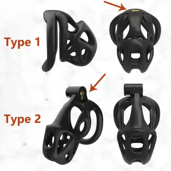 Cage de chasteté intégrée pour hommes, respirante et facile à porter – Image 2