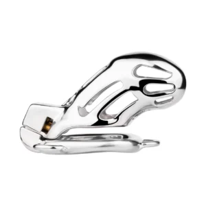Cage de chasteté en acier + ceinture