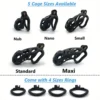Cage de chasteté pour pénis masculin avec serrure