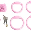 Cage de Chasteté Fivheart 8 x 3.2 cm Rose 3 Cage de Chasteté Fivheart 8 x 3.2 cm Rose 3