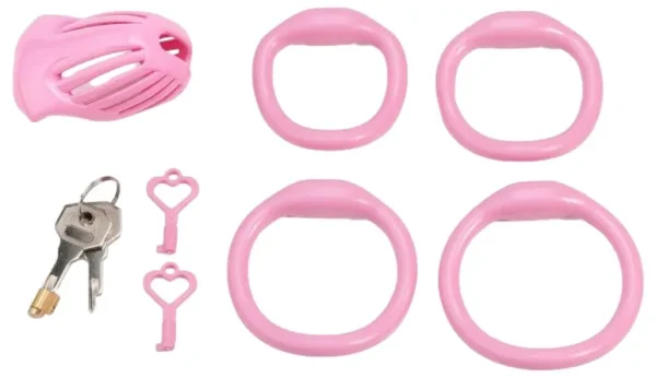 Cage de Chasteté Lineath 6 x 3.2 cm Rose