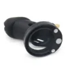 Cage de Chasteté Silicone Bran 9 x 3cm Noire 1