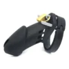 Cage de Chasteté Silicone Bran 9 x 3cm Noire