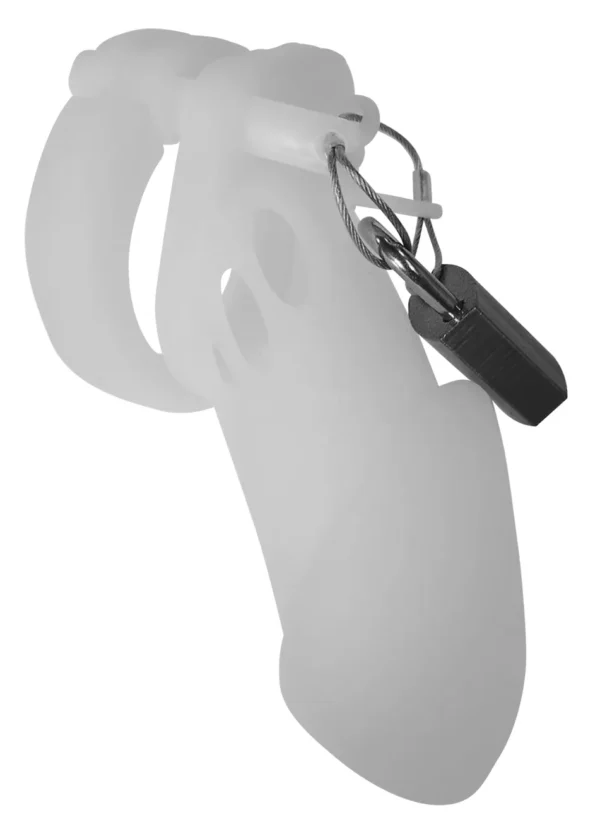 Cage de Chasteté Silicone Bran 9 x 3cm Noire
